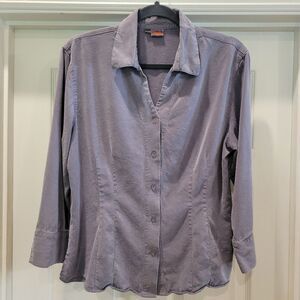 Tianello Tencel button up, L